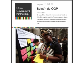 Boletín de la Alianza Mundial para el Gobierno Abierto Febrero 2016